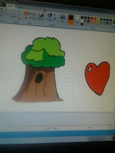 tree and heart