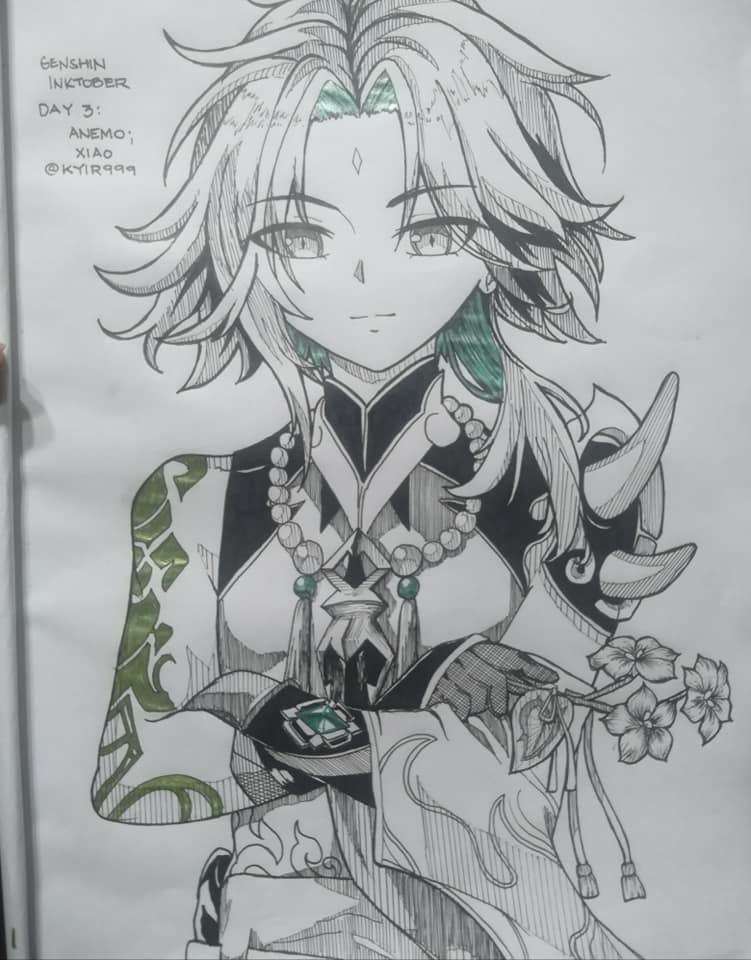 Anemo Style Genshin Inktober 2021 - Day 3: Anemo by Kurumi-Igarashi on DeviantArt
