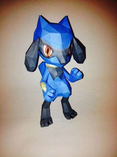 Riolu Papercraft by Jolterus on DeviantArt