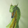 Dragon watercolor WIP