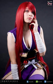 erza scarlet robe of yuen cosplay