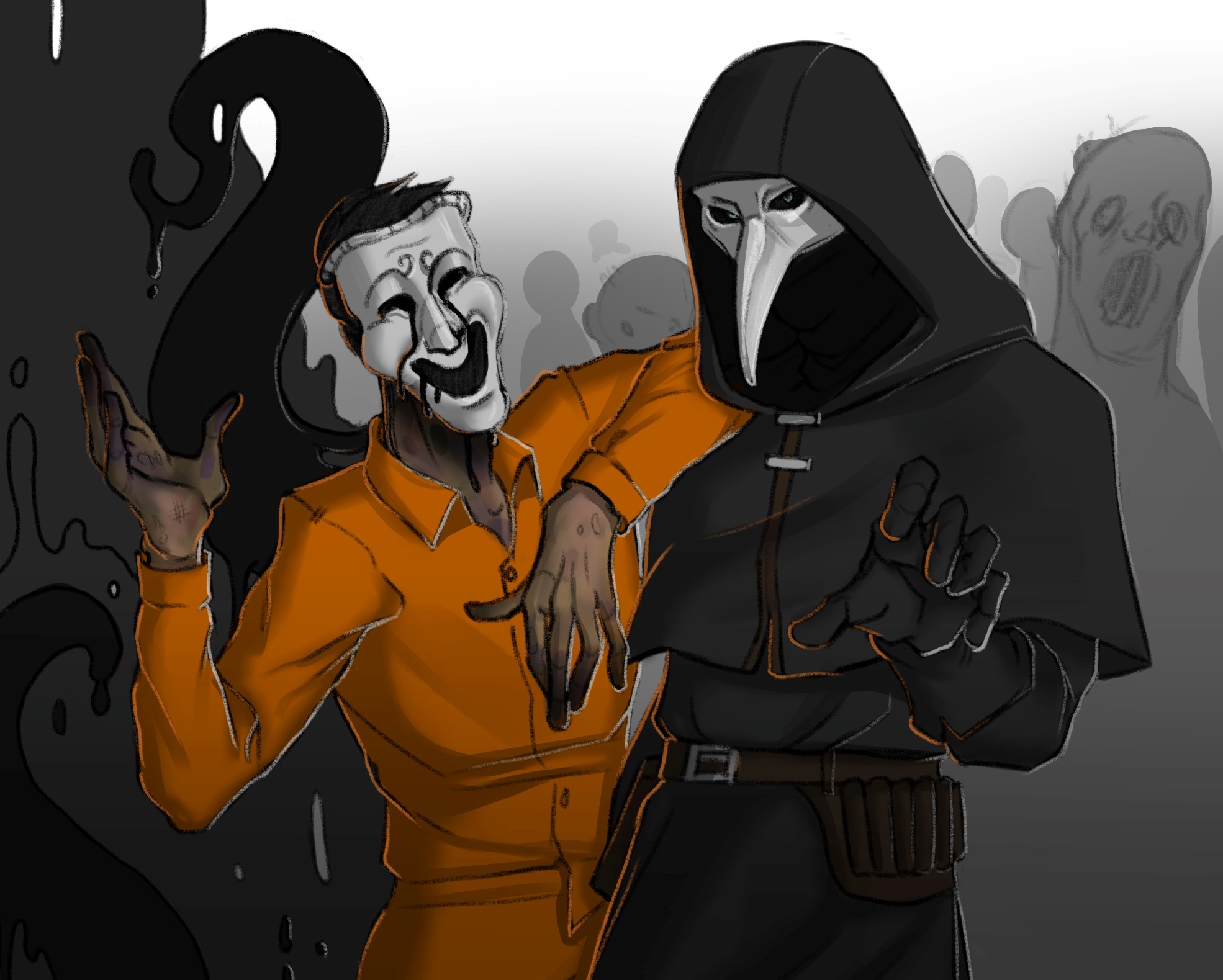 SCP 049 X SCP 035 by CeiDrawning666YT on DeviantArt