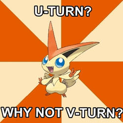 Victini's 'V' obsession