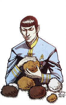 Spock and tribbles