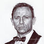 Daniel Craig - Pen and ink - Portrait