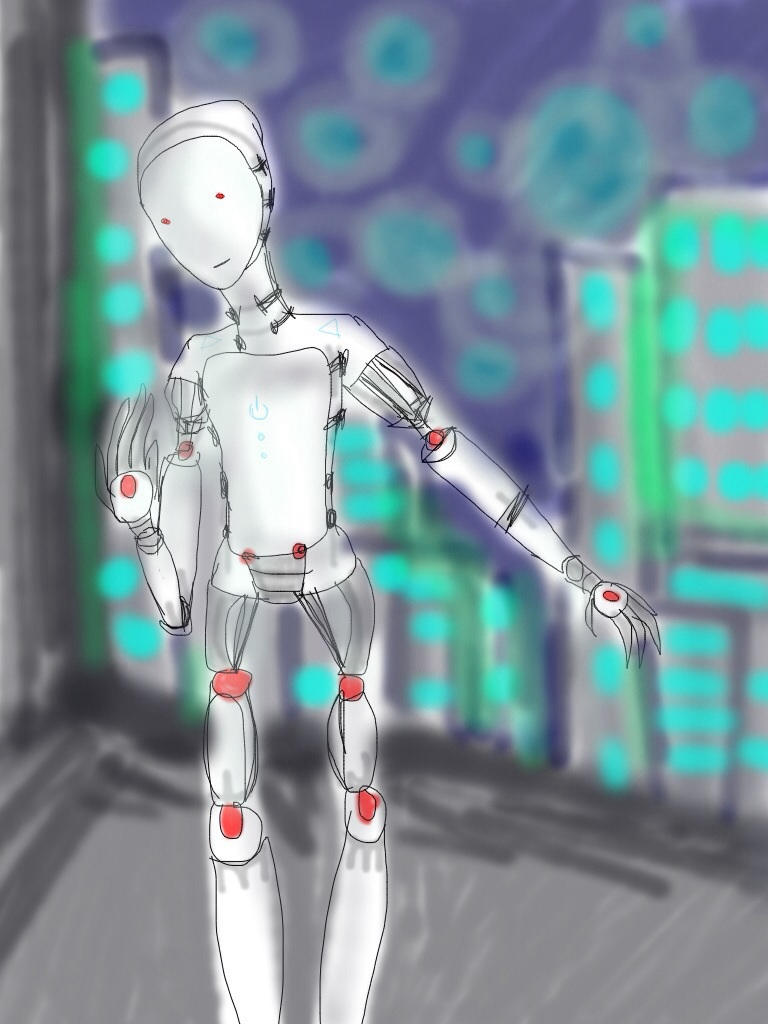 Robot Table Deviantart Robot by JudytaDragon on DeviantArt