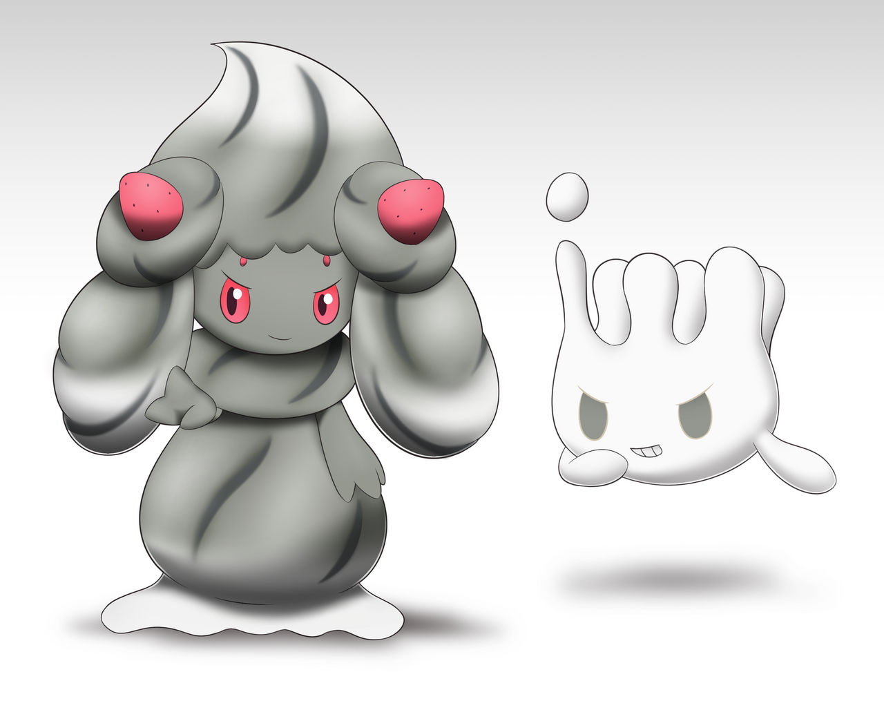 Evil Milcery and Alcremie by TasteofSweets on DeviantArt