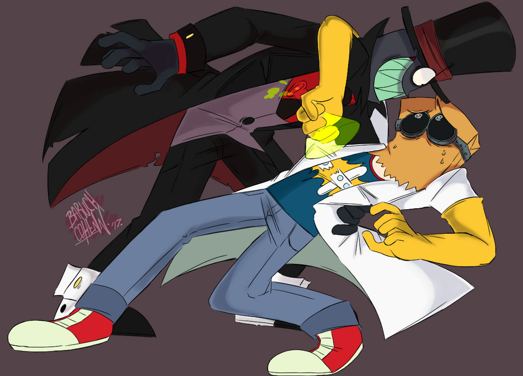 Black Hat x Dr. Flug (?) by WazzupBrotowski on DeviantArt