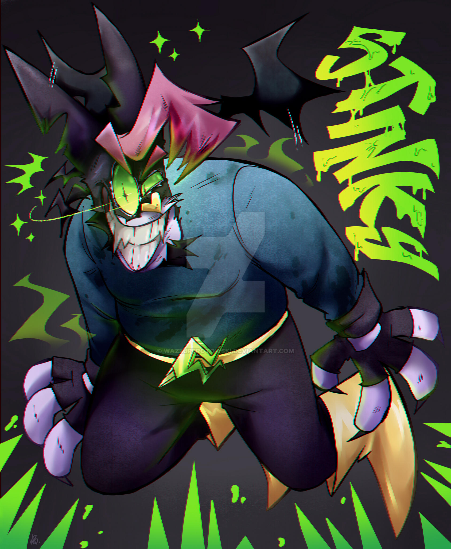 Stinky Unity COMMISSION Stinky by WazzupBrotowski on DeviantArt