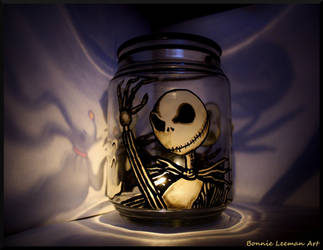 Jack Skellington Candle Holder