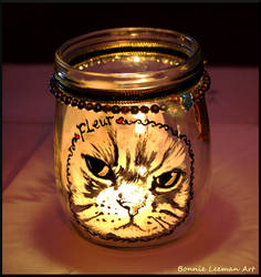 Cat Candle Jar