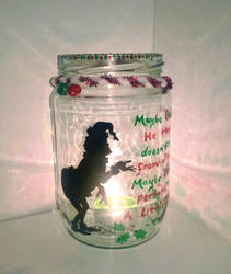 The Grinch candle holder