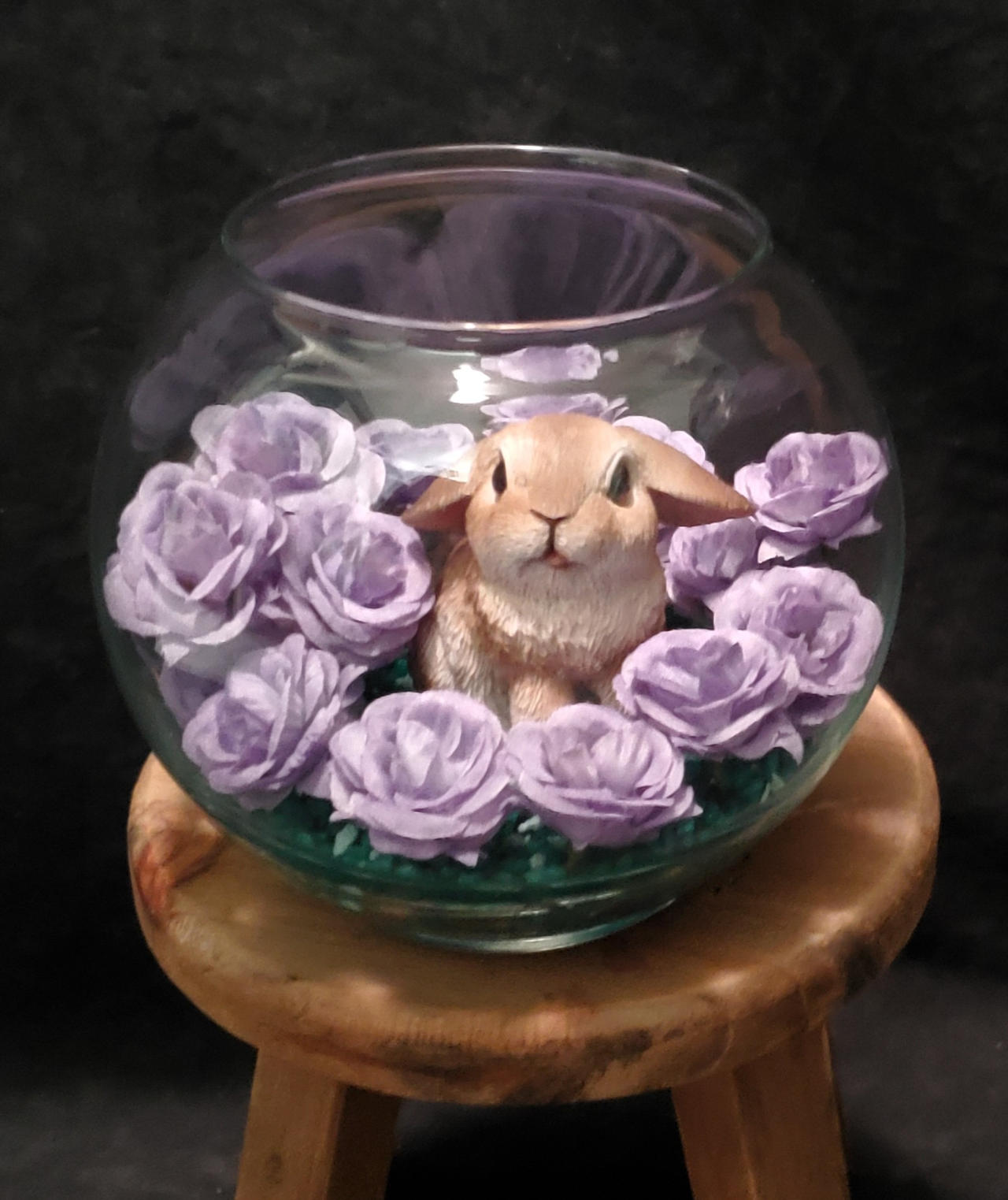 Purple Rose Rabbit Mini World by Ancient-Dragon-Art on DeviantArt