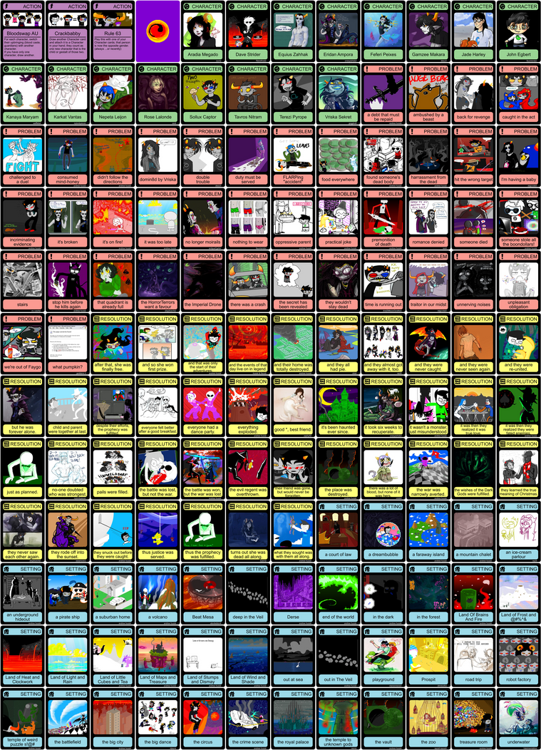 Nanofictionary - Homestuck Set by Mozai