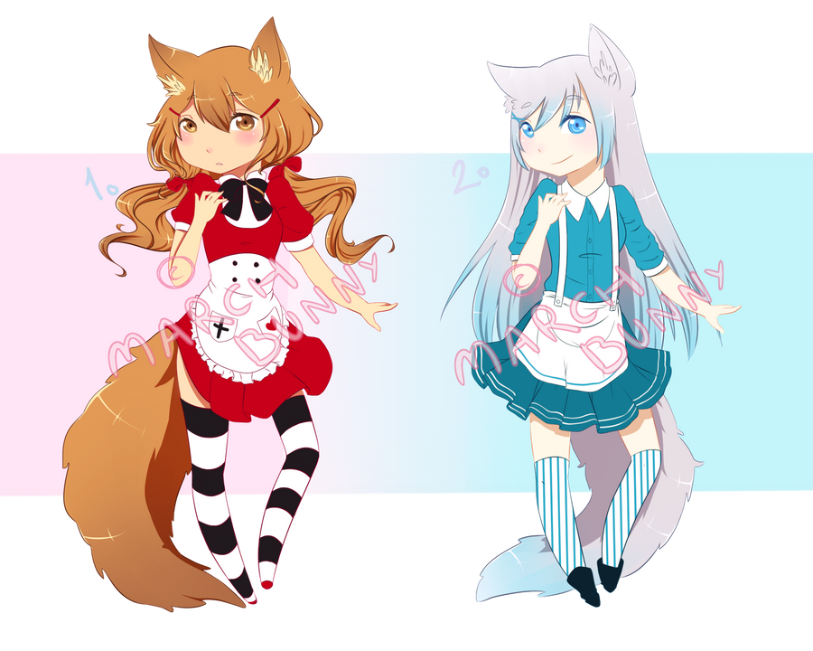 [CLOSED] Kemonomimi Girls AUCTION