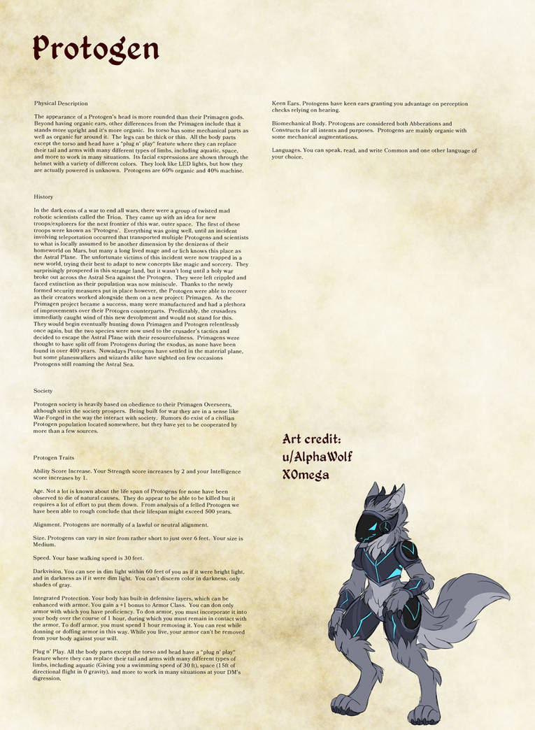 Protogen Race by DnyoDuzDevaintart12 on DeviantArt