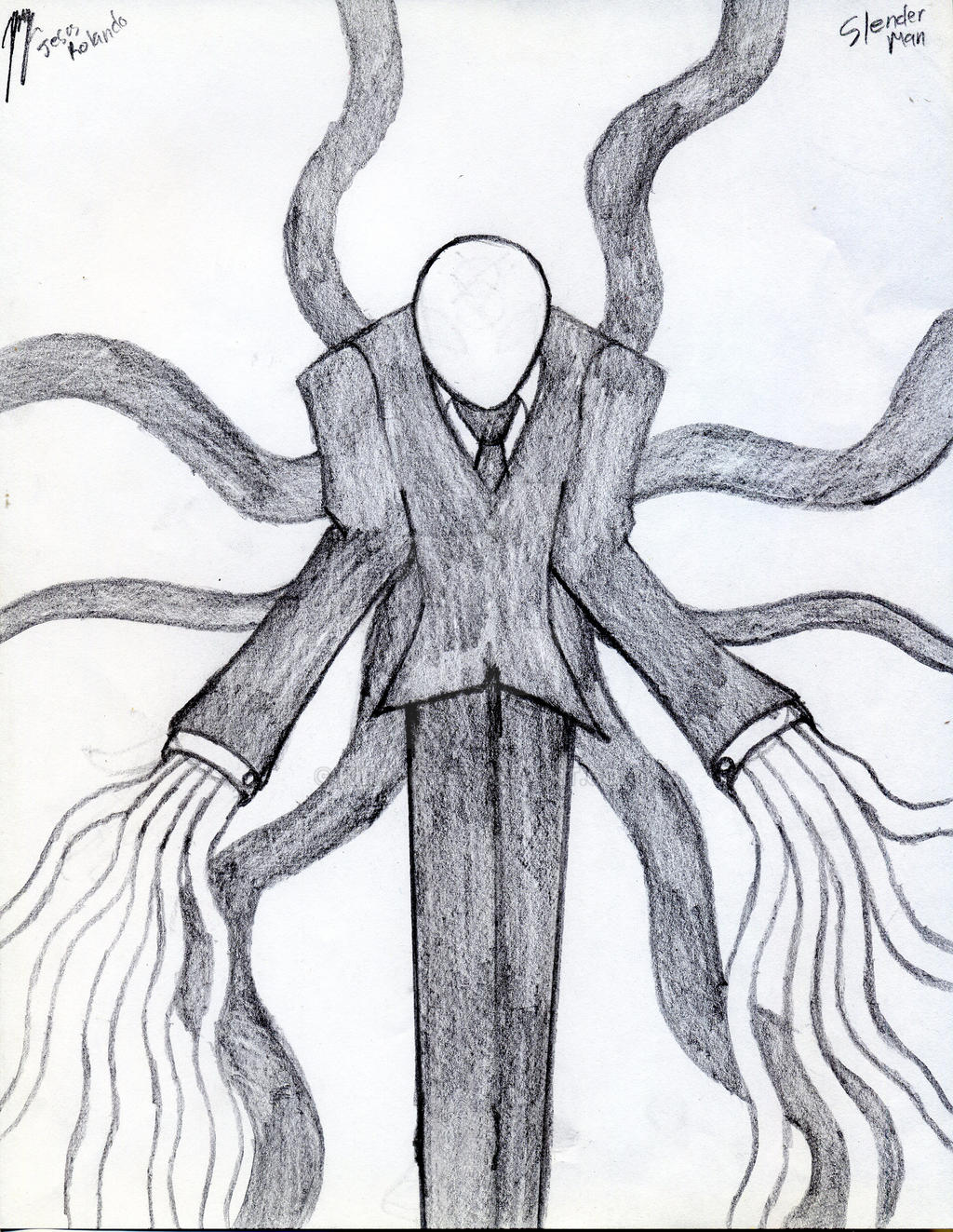 Slenderman (Dibujo) by KiRRol on DeviantArt