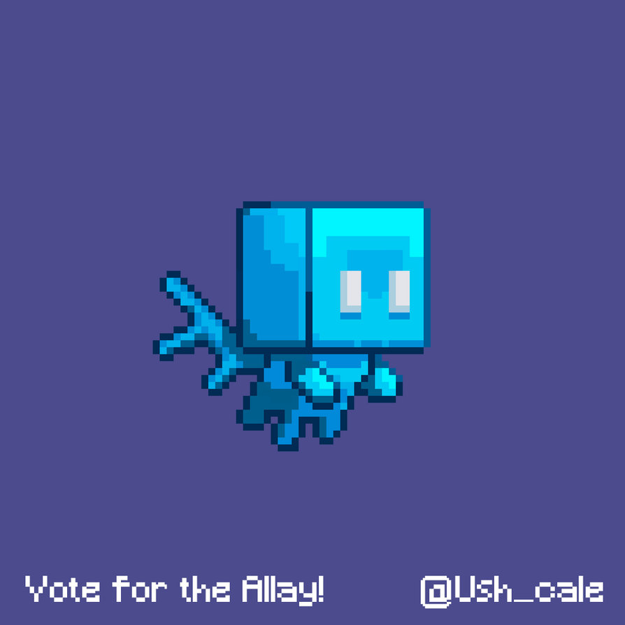 Minecraft Allay Pixels Vote for the Allay! - Minecraft Gift by Ushcale on DeviantArt