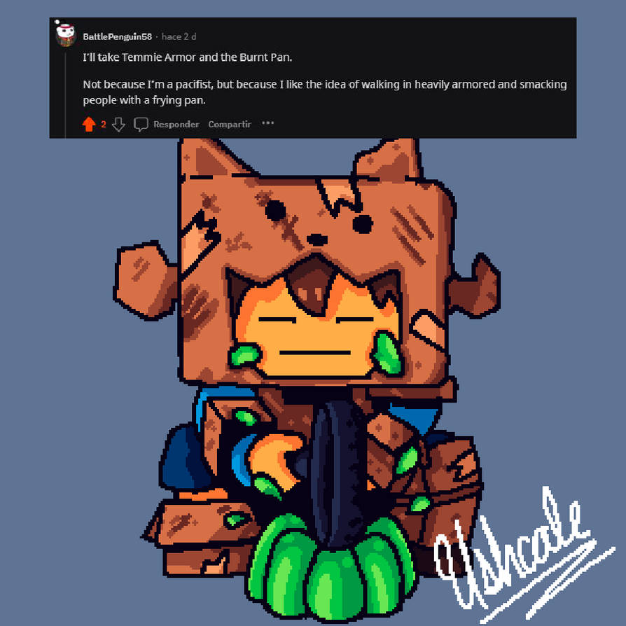 Cardboard Temm Armor - Undertale in Fight by Ushcale on DeviantArt
