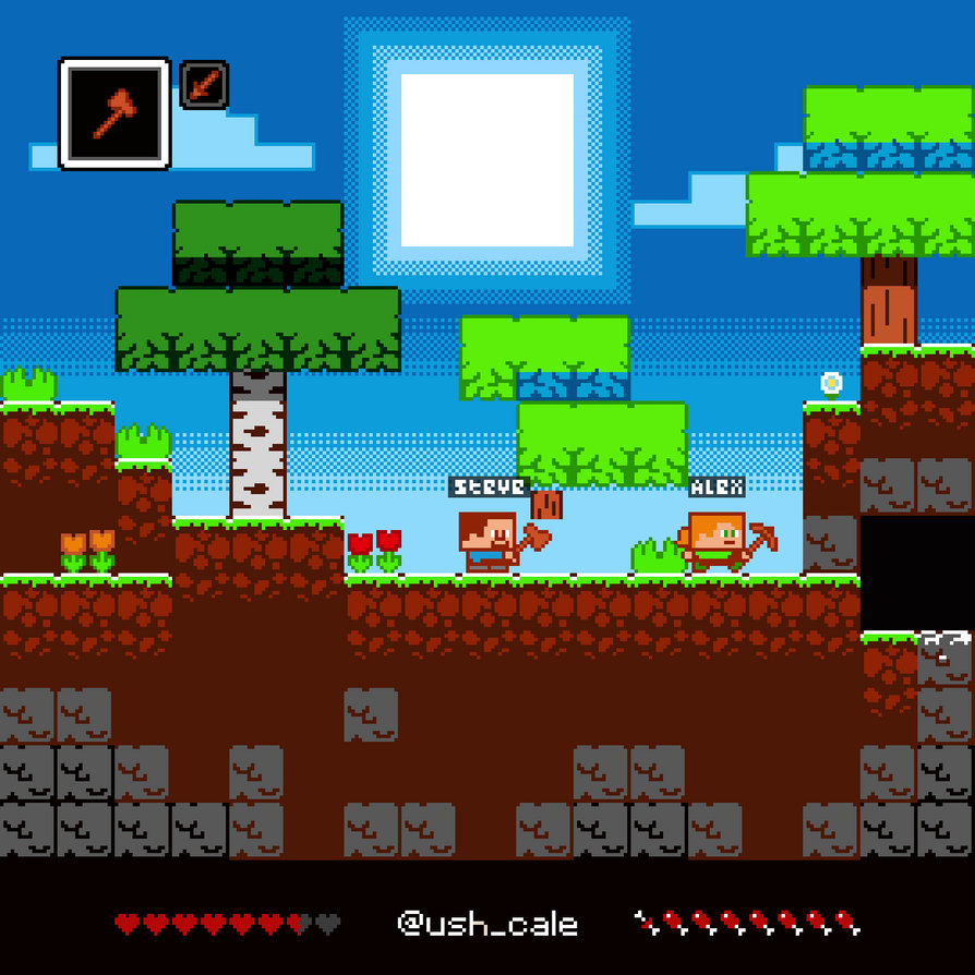 8hi Minecraft Minecraft 8bits - Foraging by Ushcale on DeviantArt
