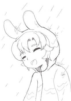 Raincoat bunny