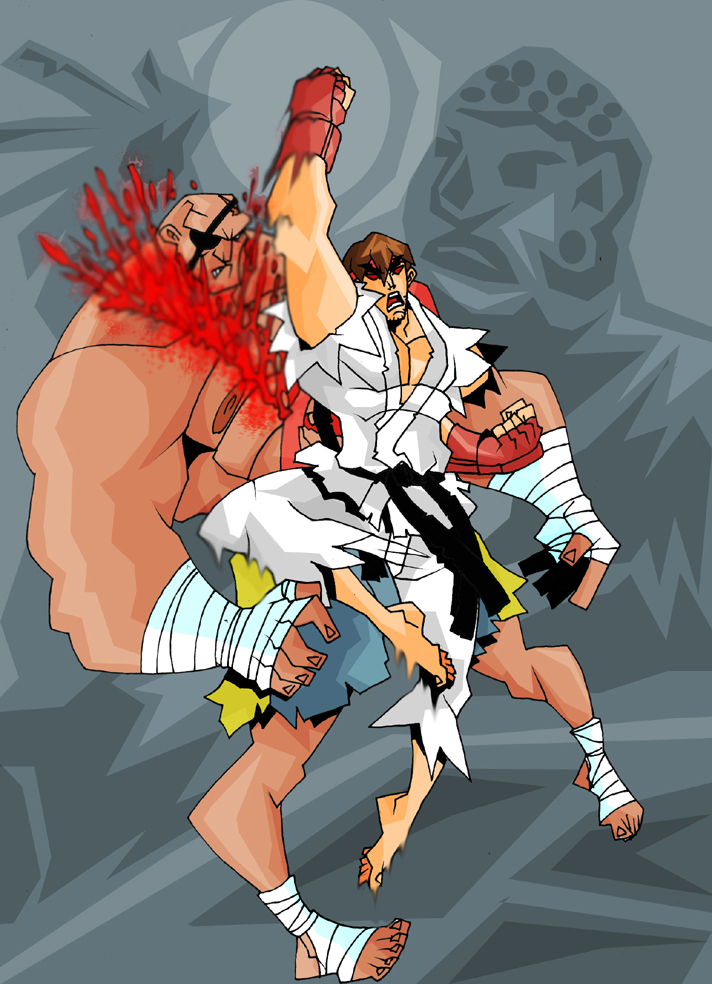 Ryu defeats Sagat