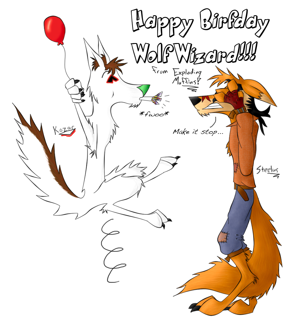 Happy Birfday WolfWizard