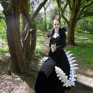 Into the woods -  Whitby goth weekend April