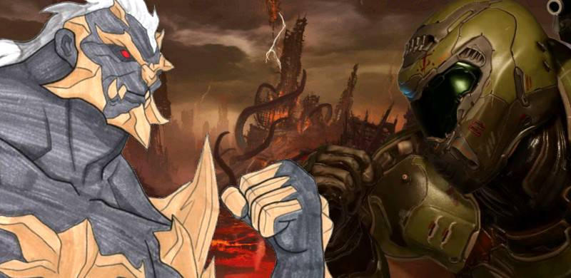 Doomslayer Doomsday Mk1 intros: Doomsday vs Doomslayer by Largebiy1009 on DeviantArt