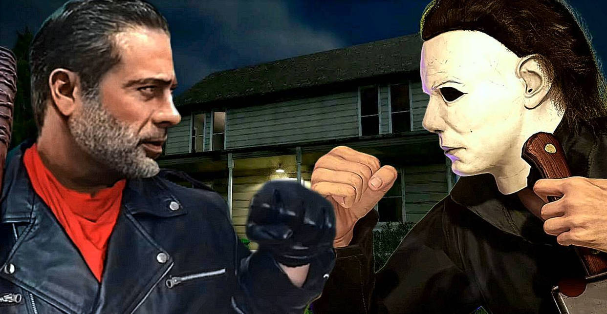 Mk1 intros: Negan vs Michael Myers by Largebiy1009 on DeviantArt