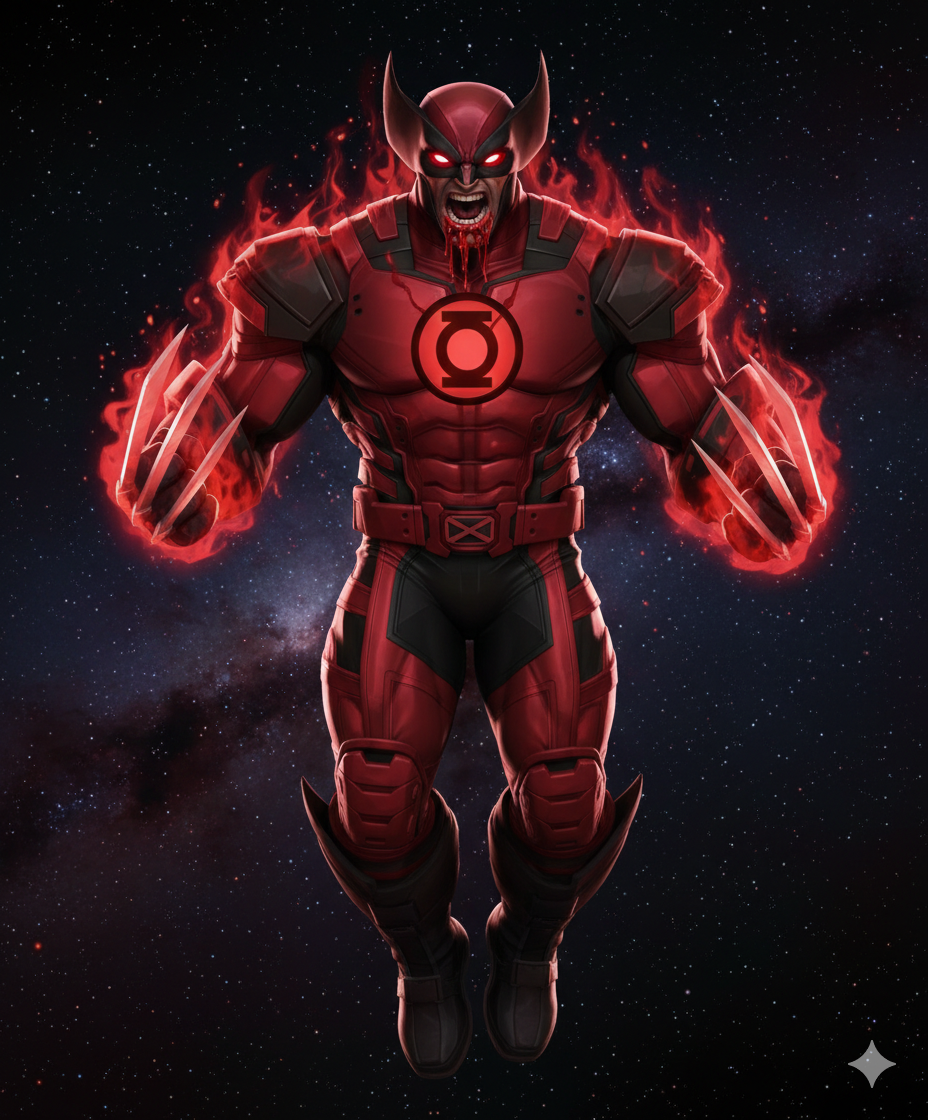 Wolverine Red Guard Red Lantern Wolverine by Largebiy1009 on DeviantArt