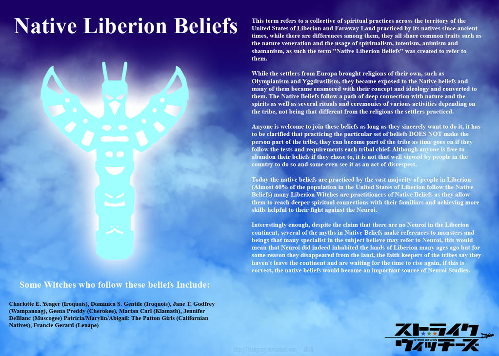 Religions of Strike Witches: N. Liberion Beliefs