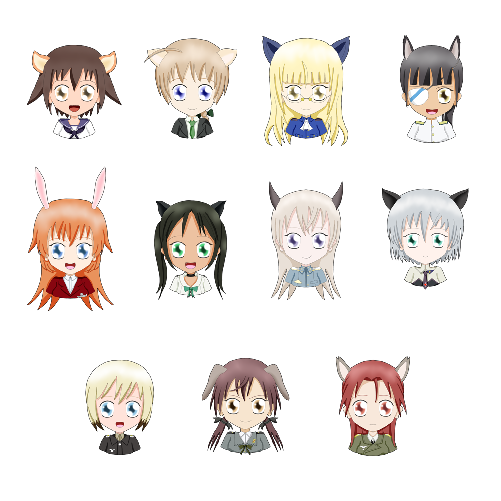 Witch Busts: The Strike Witches (501)