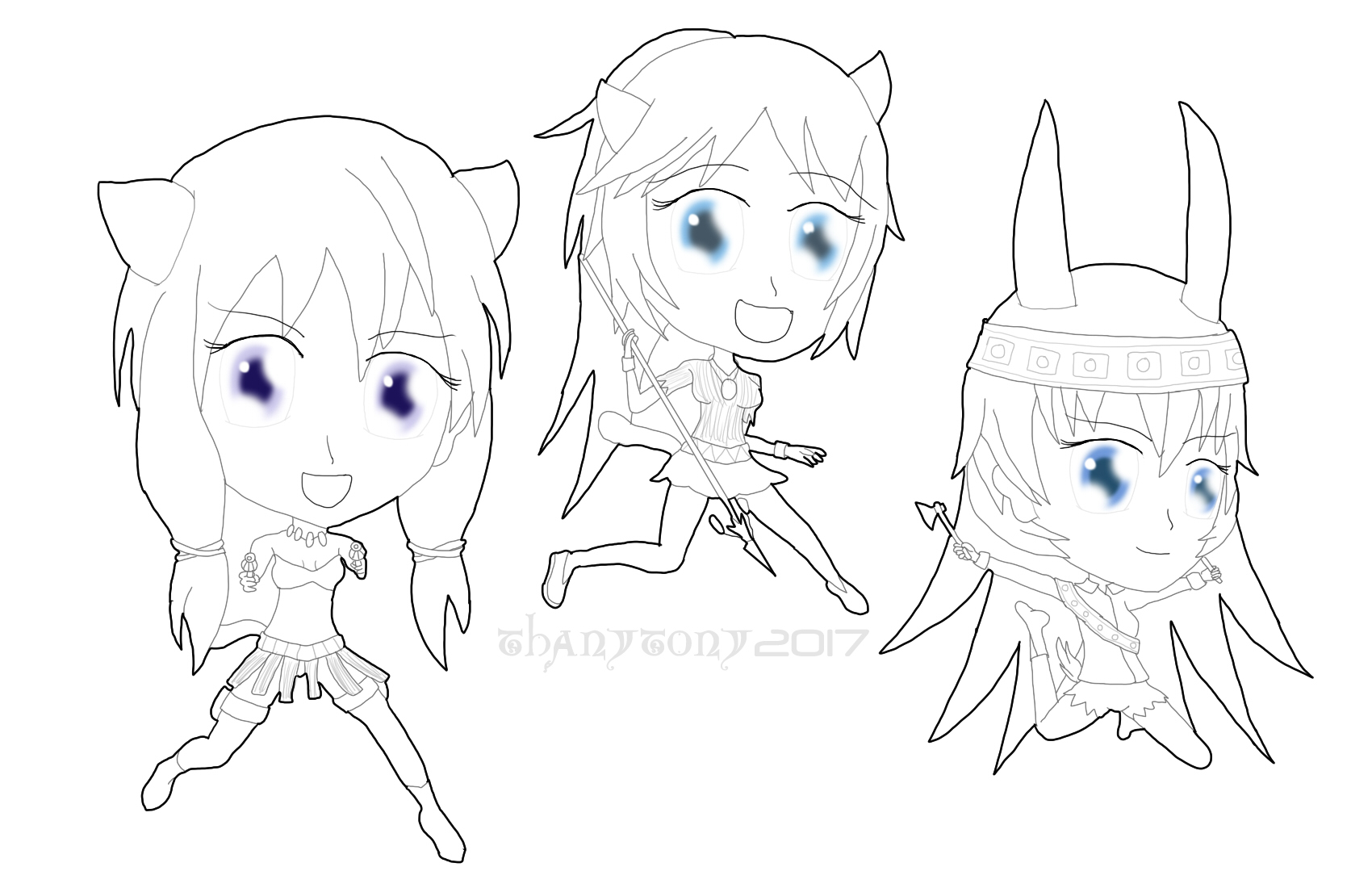 Chibi Native Liberion Witches