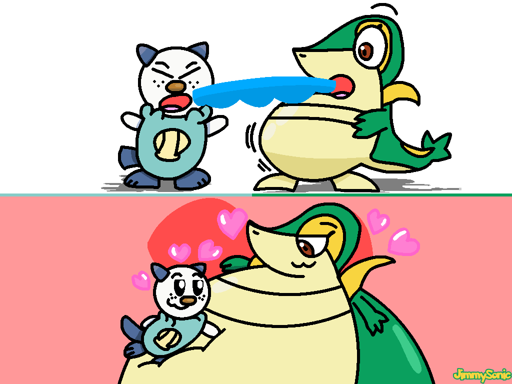 RQ Oshawott And Snivy Water Inflated Love By JimmySonic On DeviantArt rq-oshawott-and-snivy-water-inflated-love-by-jimmysonic-on-deviantart