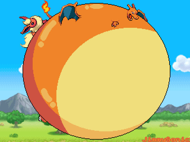 Pokemon Charizard Ride (RQ) Charizard's Balloon Ride with Flareon by JimmySonic on DeviantArt