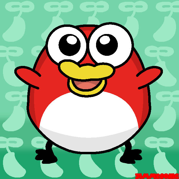 Pyoro the Bird! by JimmySonic on DeviantArt