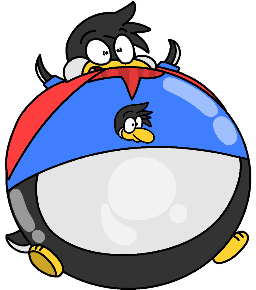 Red Panda Inflation Inflated Puffer and Randy by JimmySonic on DeviantArt