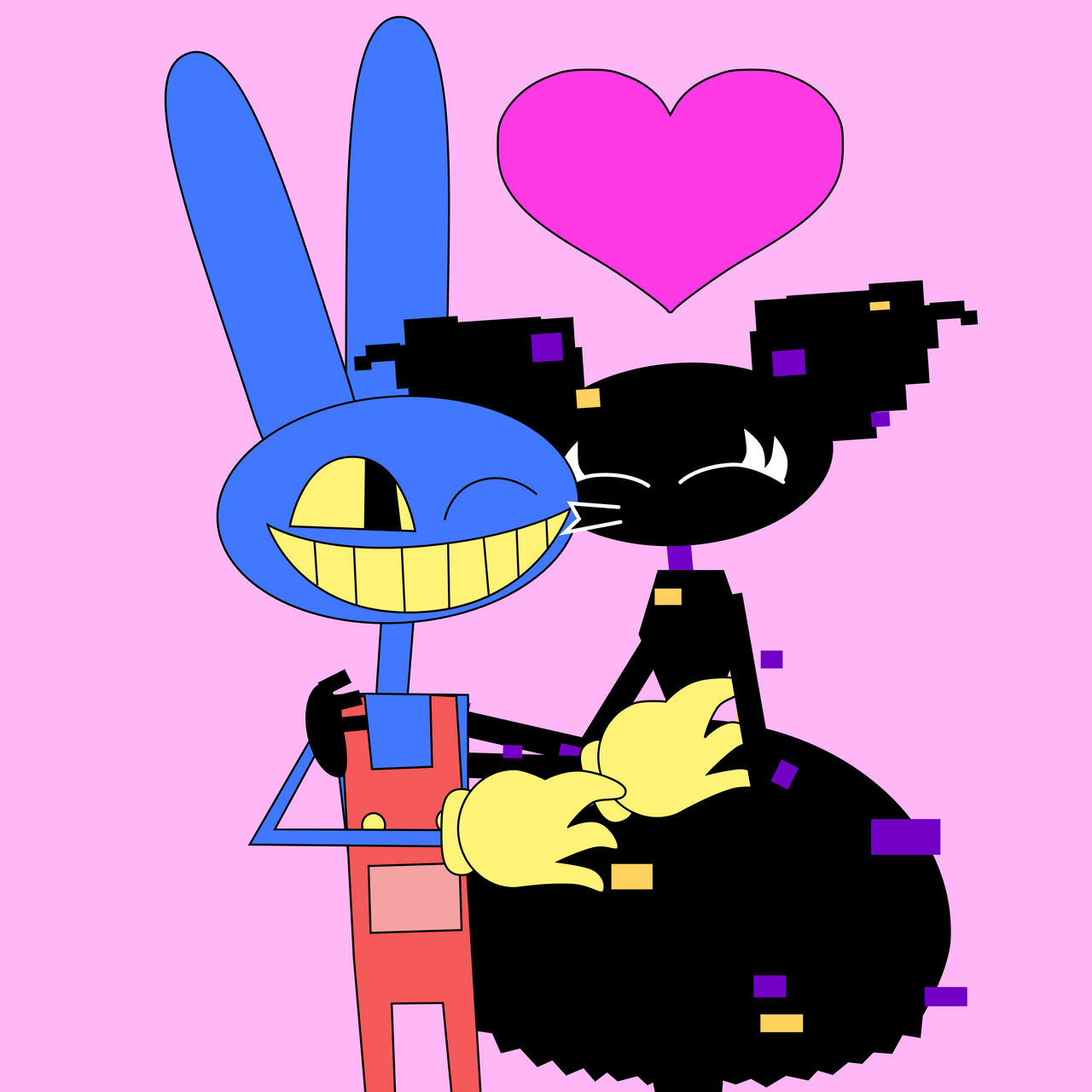 TADC + OC - Jax X Abstractina by AmberTheSkyhandler on DeviantArt