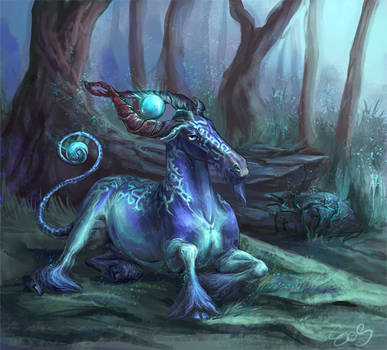 Gin in the magic forest by UlEos
