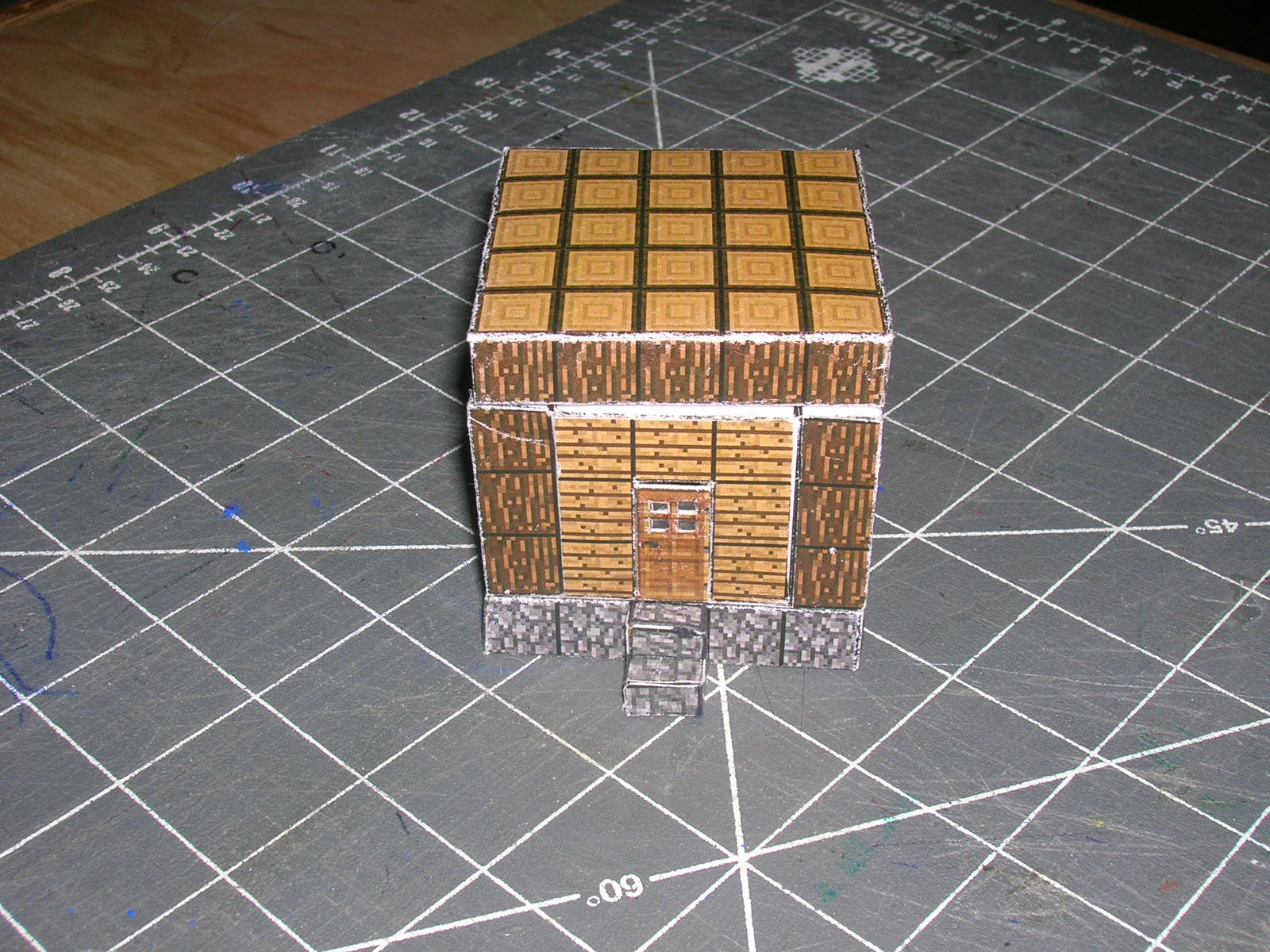 minecraft villager house papercraft