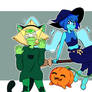 Water Witch and Purridot - Halloween Lapidot