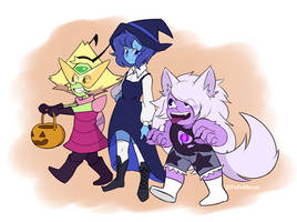 Let's go trick-or-treating!