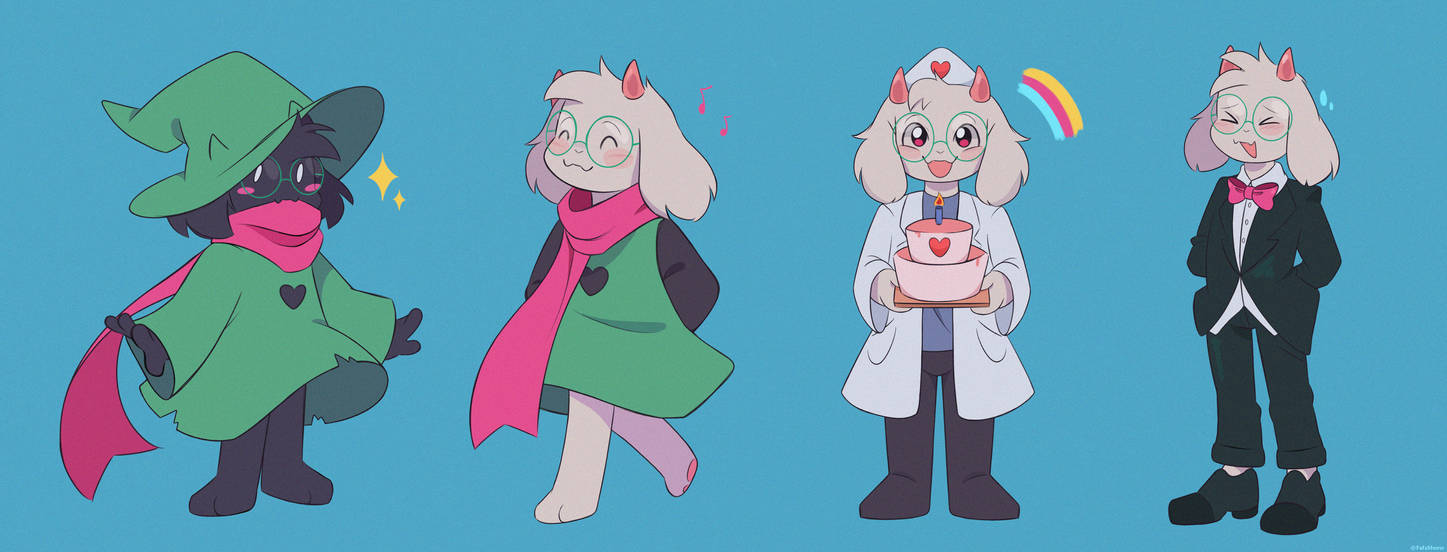 Absolute Ralsei Ralsei outfits by FafaMeow on DeviantArt