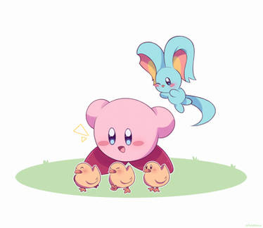 Kirby and new friends