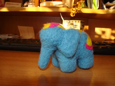 Little blue elephant