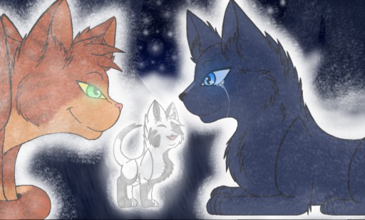 Bluestar in Starclan - Warrior cats - Digital Art, Childrens Art