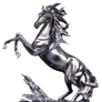 silver horse