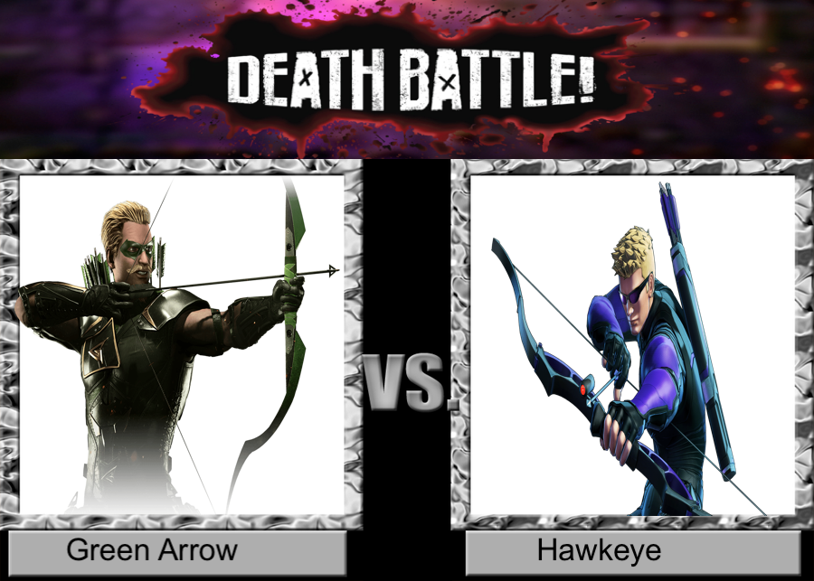 DEATH BATTLE Idea Hawkeye VS Green Arrow