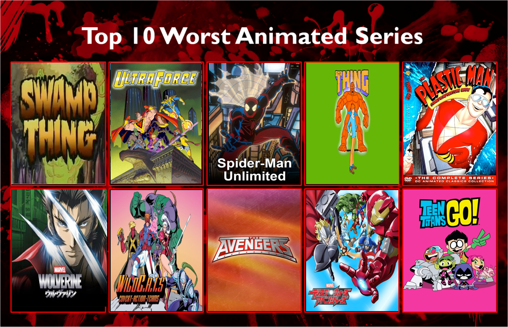 Jefimus top 10 Worst superhero cartoons by JefimusPrime on DeviantArt Jefimus top 10 Worst superhero cartoons by JefimusPrime on DeviantArt
